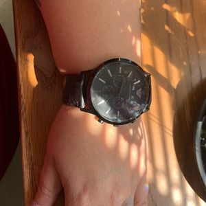 Emporio Armani black watch